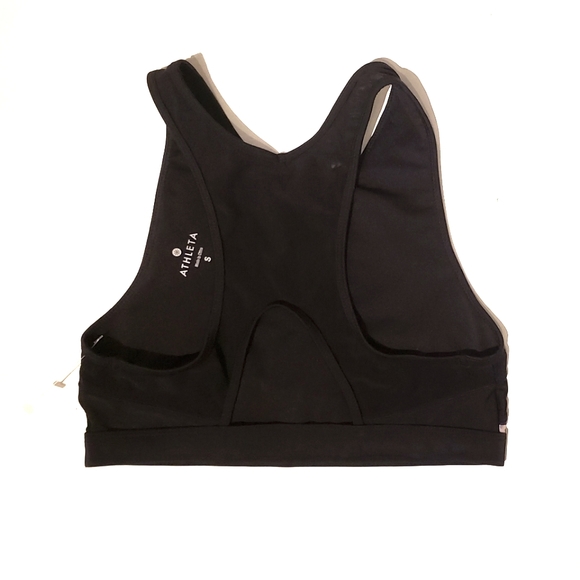 New $54 ATHLETA Ultimate Printed Sports Bra A-C cup S SMALL NWOT - Picture 3 of 5